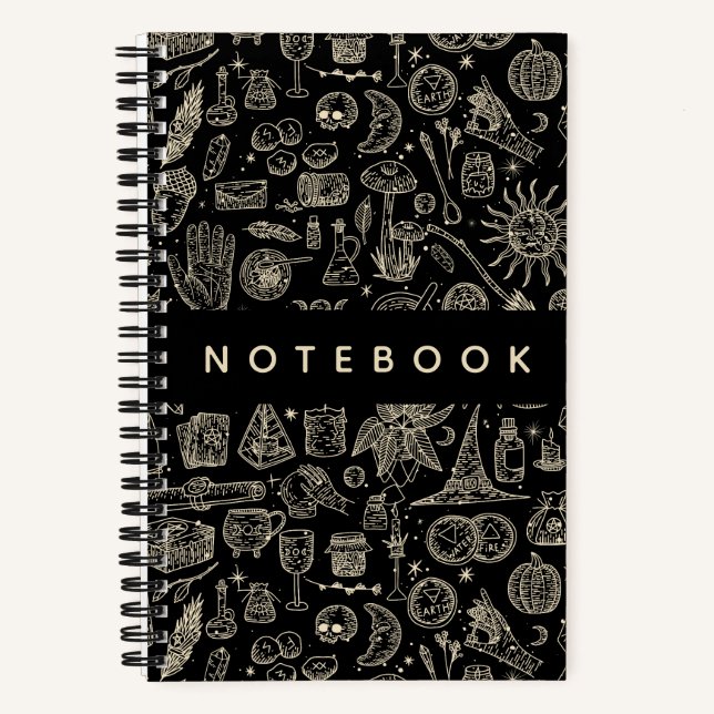 Carnet Witchy Witchcraft Magick Things (Recto)