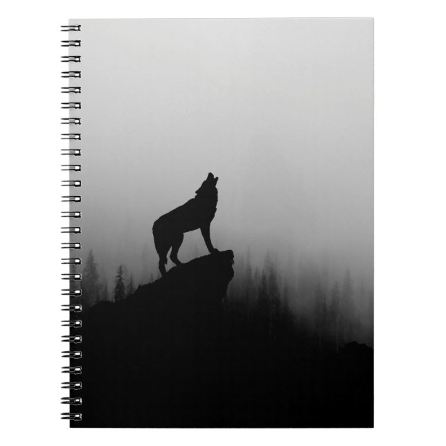 Carnet Wolf hurle sur la lune (Devant)
