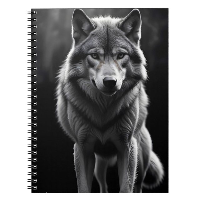 Carnet Wolf Wildlife Majestic Nature Vie Art Fond d'écran (Devant)
