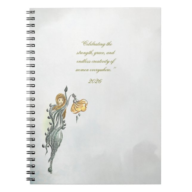 Carnet Women: Nature’s Quiet Power,  notebook  (Devant)