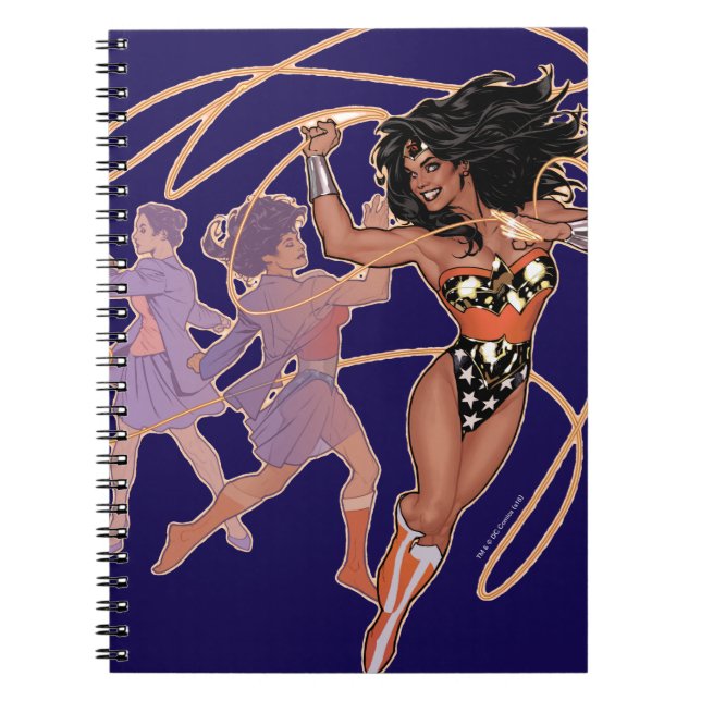 Carnet Wonder Woman Diana Prince Transformation (Devant)