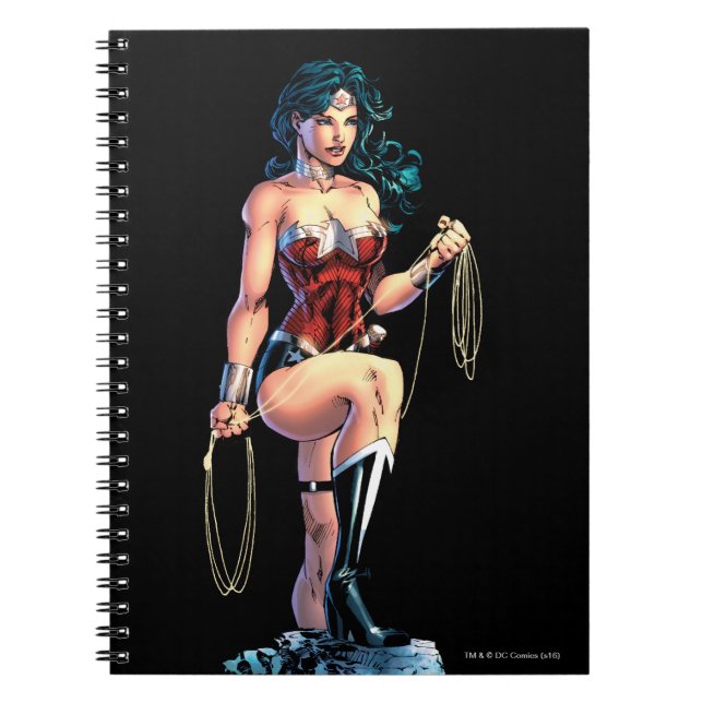 Carnet Wonder Woman Grimpe Lasso Sur Rock (Devant)