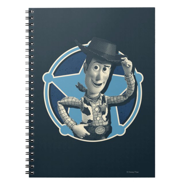 Carnet Woody : Badge de shérif (Devant)