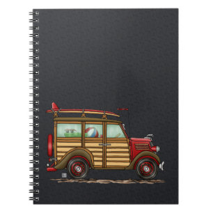 Carnet Woody surfant mignon