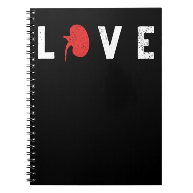 Carnet World Kidney Day Awareness Soins de santé Amour (Devant)