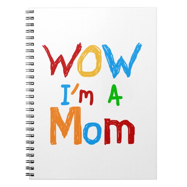 Carnet WOW Je suis une maman T-shirts et GIfts (Devant)