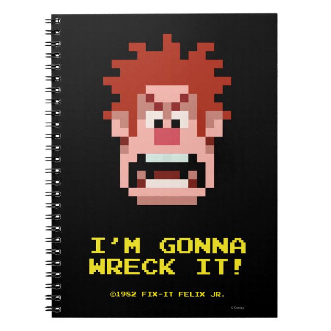 Carnet Wreck-It Ralph : Je vais l'écraser ! (Devant)