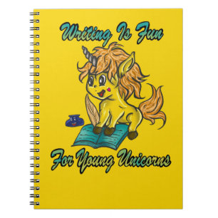 Carnet Writing Is Fun For Young Unicorns