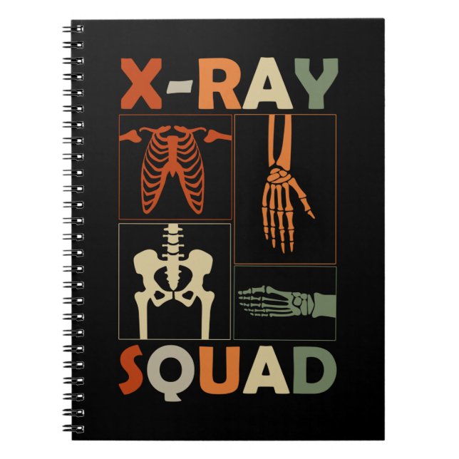 Carnet Xray Skeleton Bones Radiologiste drôle Radiologie (Devant)
