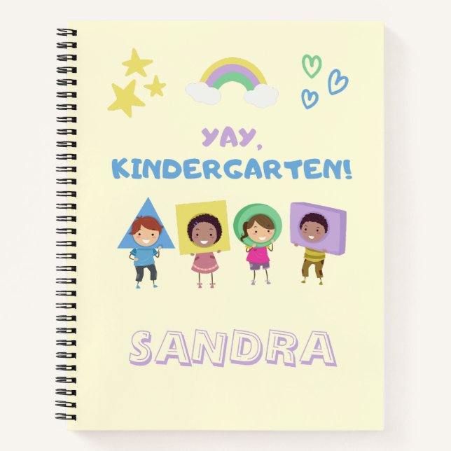 Carnet Yay Kindergarten ! Les enfants mignons sont neutre (Devant)
