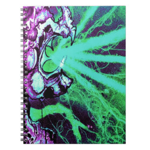 Carnet Yeux laser Aliens avec langue de reptile