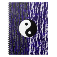 Yin Yang Blue Tranquillité Zen Energy Dream Journa