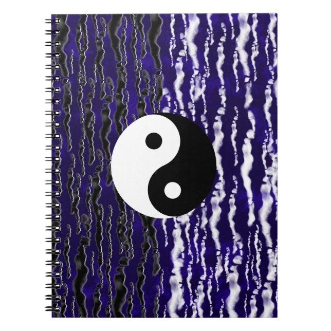 Carnet Yin Yang Blue Tranquillité Zen Energy Dream Journa (Devant)