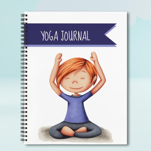 Carnet Yoga fille mignonne (Créateur téléchargé)