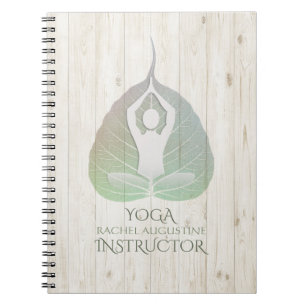 Carnet Yoga Instructeur Studio Méditation Pose Bodhi Leaf
