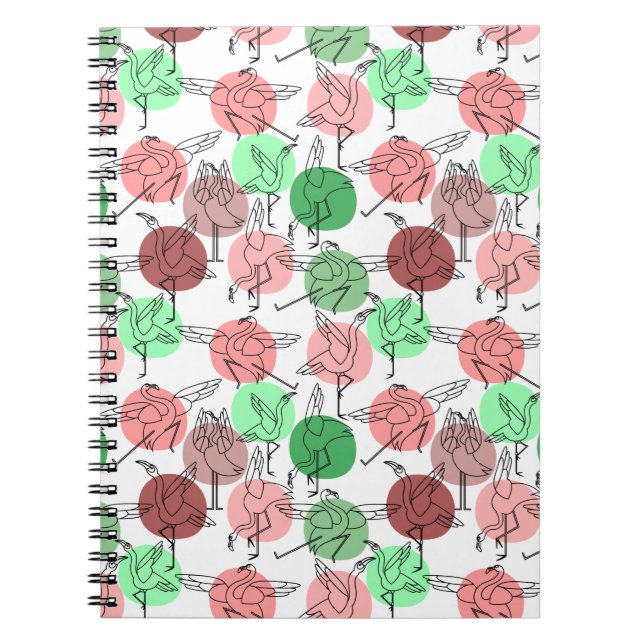 Carnet Yoga pose motif | Yoga sans couture motif 30 (Devant)