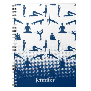 Carnet Yoga Pots Nom personnalisé