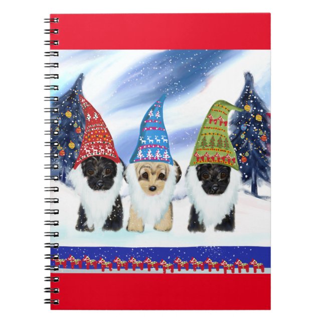 Carnet Yorkie Poo Suède (Devant)