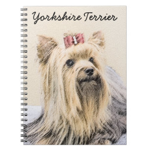 Carnet Yorkshire Terrier Peinture - Cute Original Chien A