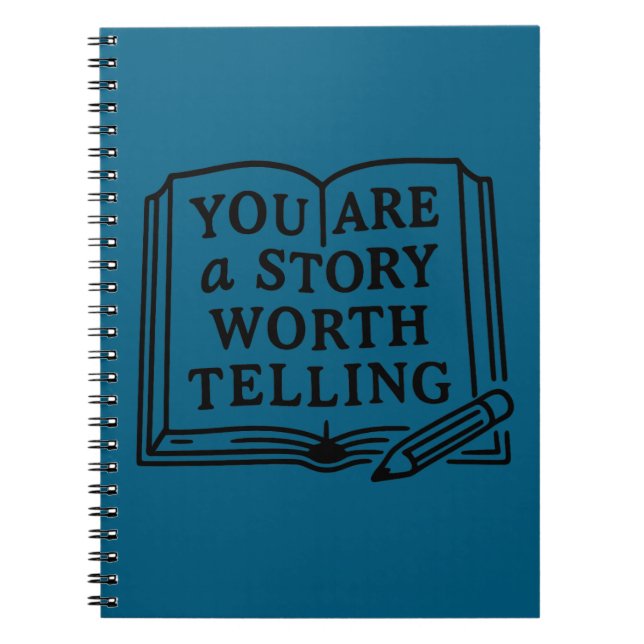Carnet You are a story worth telling.  (Devant)