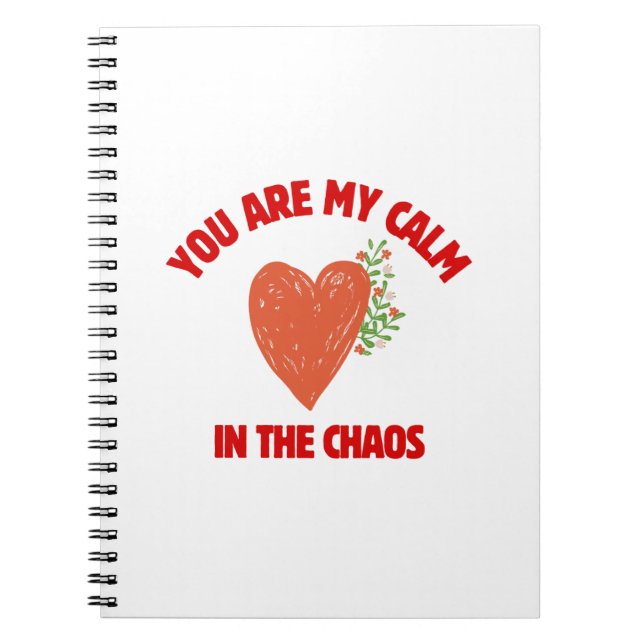 Carnet You Are My Calm in the Chaos (Devant)