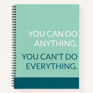 Carnet You can do anything notebook