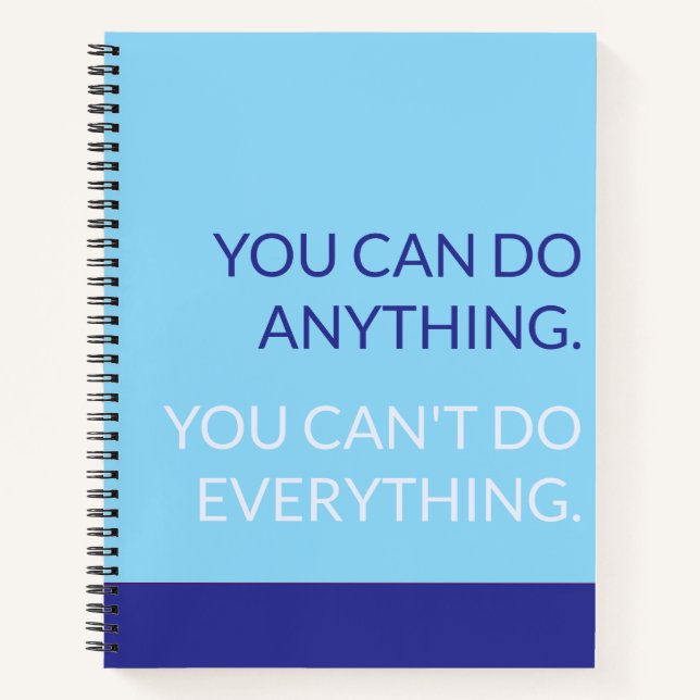 Carnet You can do anything notebook   (Devant)