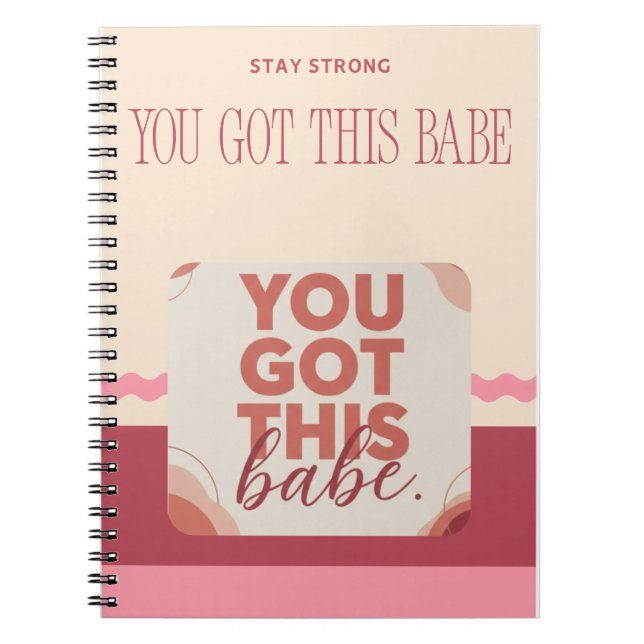 Carnet You got this babe for your Love (Devant)