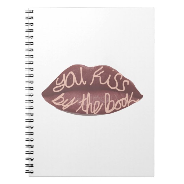 Carnet "You Kiss by the Book" R+J quote (Devant)