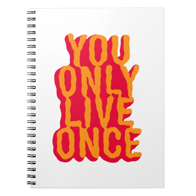 Carnet You only live once (Devant)