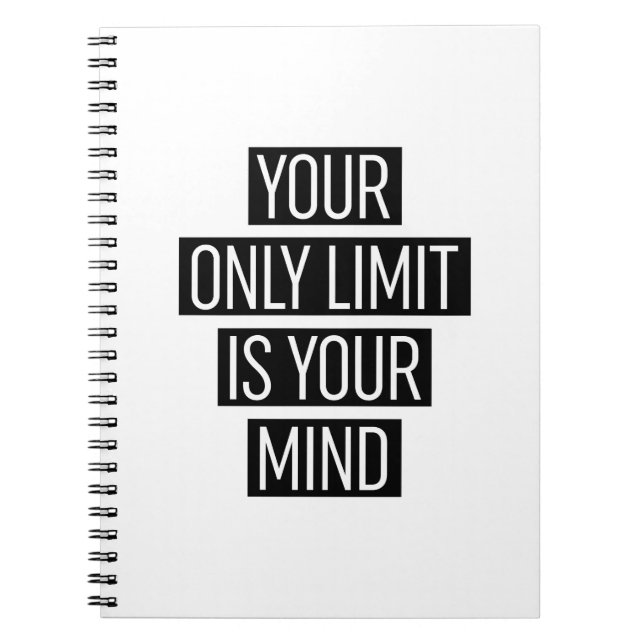 Carnet Your Only Limit (Devant)