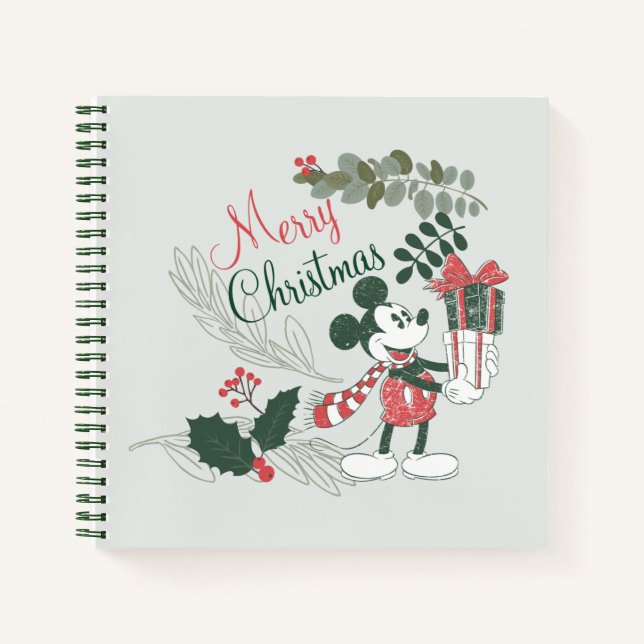 Carnet Yuletide Joy | Joyeux Noël Mickey (Devant)