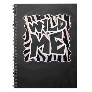 Carnet Zebra Black and Pink Wild me