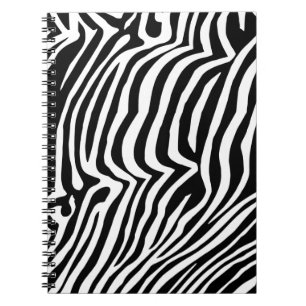Carnet Zebra skin motif