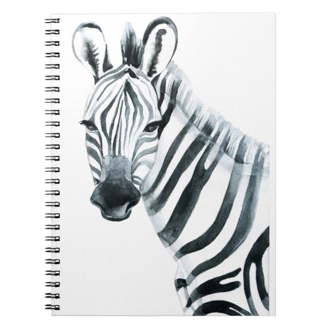 Carnet Zèbre d'aquarelle (Devant)