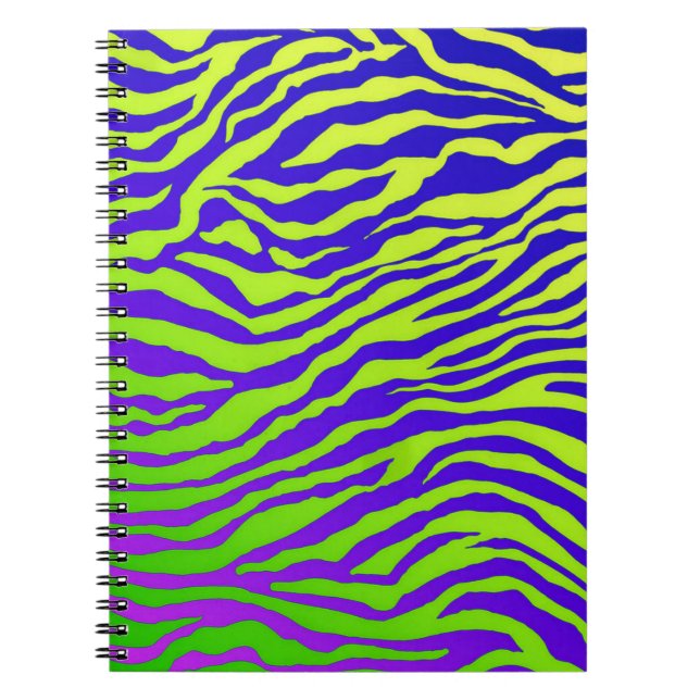 Carnet Zèbre vert (Devant)