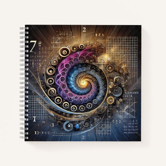 Carnet  Zeta & Spiral Math (Devant)