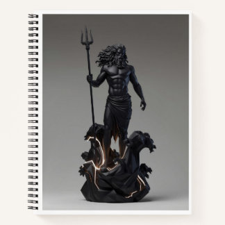 Carnet Zeus Geometric Graphite Marble Notebook