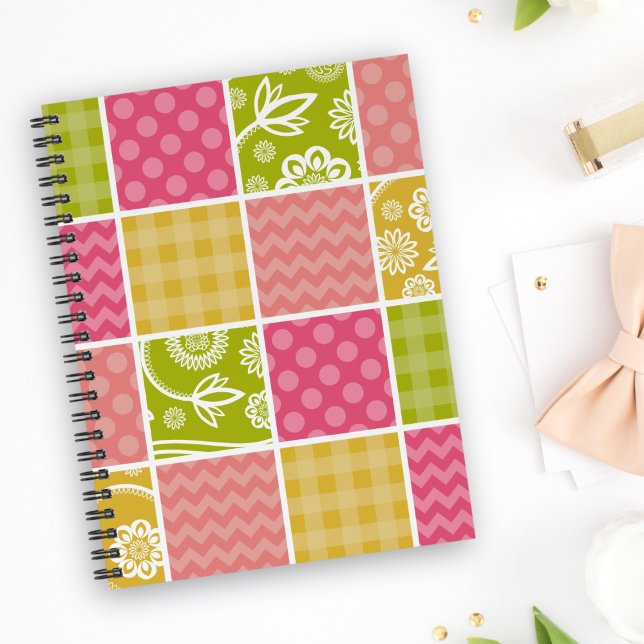 Carnet Zigzag, Chevron, Pois, En vichy, Patchwork (Créateur téléchargé)