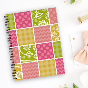 Carnet Zigzag, Chevron, Pois, En vichy, Patchwork