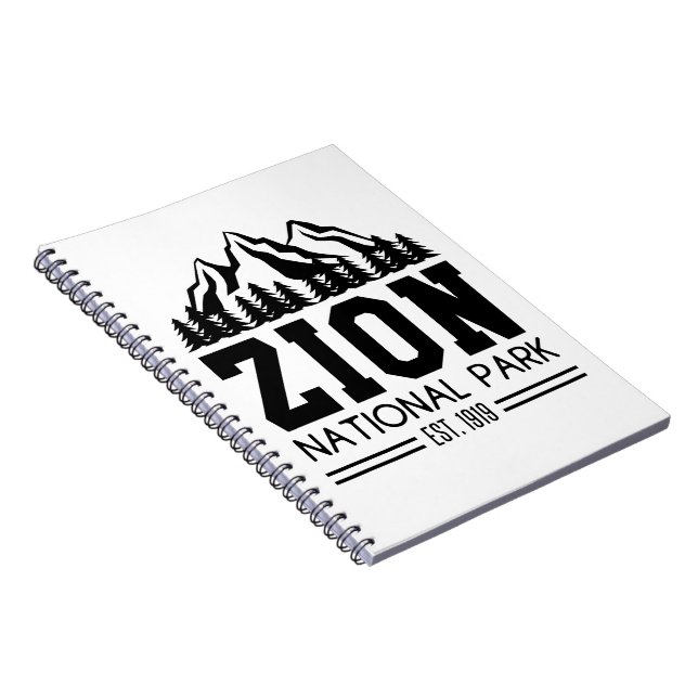 Carnet Zion National Park Utah USA Outdoor Randonnée (Côté Droit)