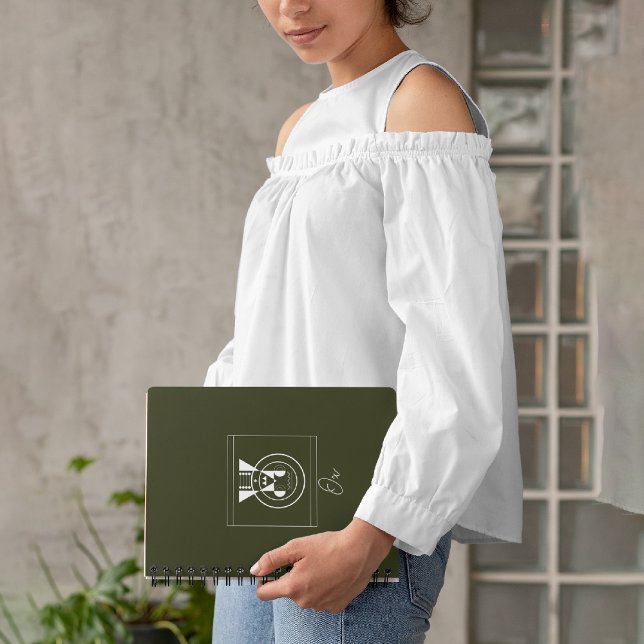 Carnet Zodiac Ox - Journal des animaux géométrique (Créateur téléchargé)