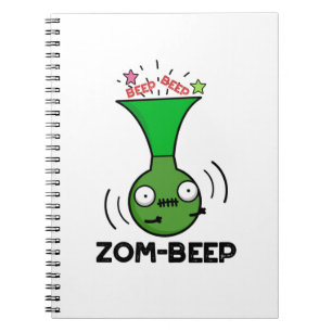 Carnet Zom-beep Drôle Halloween Zombie Honker Pun