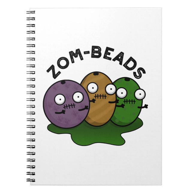 Carnet Zom-perles amusant Halloween Zombie perles jeu (Devant)