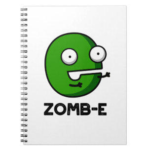 Carnet Zomb-E Drôle Halloween Zombie Alphabet Pun