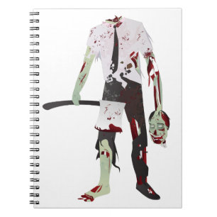 Carnet zombie halloween effrayant
