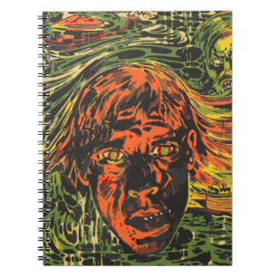 Carnet Zombies Halloween vintage, street art graffiti