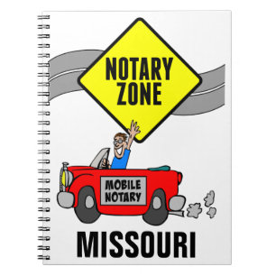 Carnet Zone Noire Mobile Red Sports Car Missouri