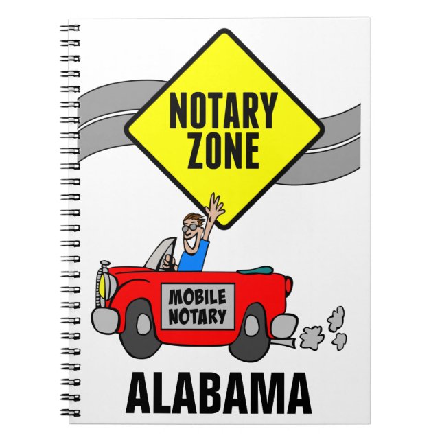 Carnet Zone Noire Mobile Red Sports Voiture Alabama (Devant)