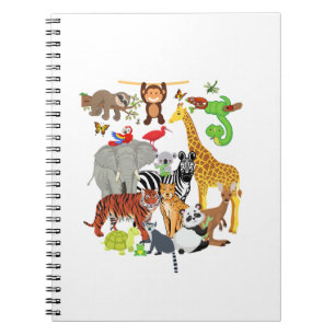 Carnet Zoo Animaux Faune Fête d'anniversaire Zoo Day 26 A